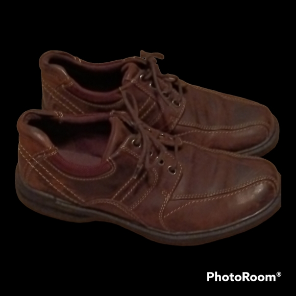 Clark's Men's Brown Cottrell Walking Oxford/Shoe! - Picture 2 of 7